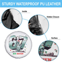 Statue Of Liberty Six Seven Meme Spare Tire Cover Trendy Gen Z Christmas Gift - Wonder Print Shop