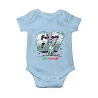Statue Of Liberty Six Seven Meme Baby Onesie Trendy Gen Z Christmas Gift - Wonder Print Shop