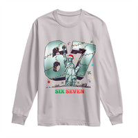 Statue Of Liberty Six Seven Meme Long Sleeve Shirt Trendy Gen Z Christmas Gift - Wonder Print Shop