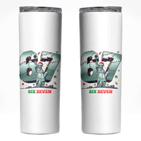 Statue Of Liberty Six Seven Meme Skinny Tumbler Trendy Gen Z Christmas Gift - Wonder Print Shop