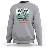 Statue Of Liberty Six Seven Meme Sweatshirt Trendy Gen Z Christmas Gift - Wonder Print Shop