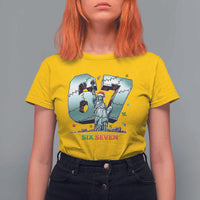 Statue Of Liberty Six Seven Meme T Shirt For Women Trendy Gen Z Christmas Gift - Wonder Print Shop