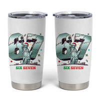 Statue Of Liberty Six Seven Meme Tumbler Cup Trendy Gen Z Christmas Gift - Wonder Print Shop