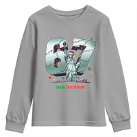 Statue Of Liberty Six Seven Meme Youth Sweatshirt Trendy Gen Z Christmas Gift - Wonder Print Shop
