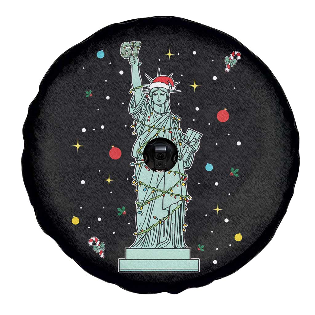 Statue Of Liberty Six Seven Meme Spare Tire Cover Gen Alpha 67 Trend Christmas Gift - Wonder Print Shop