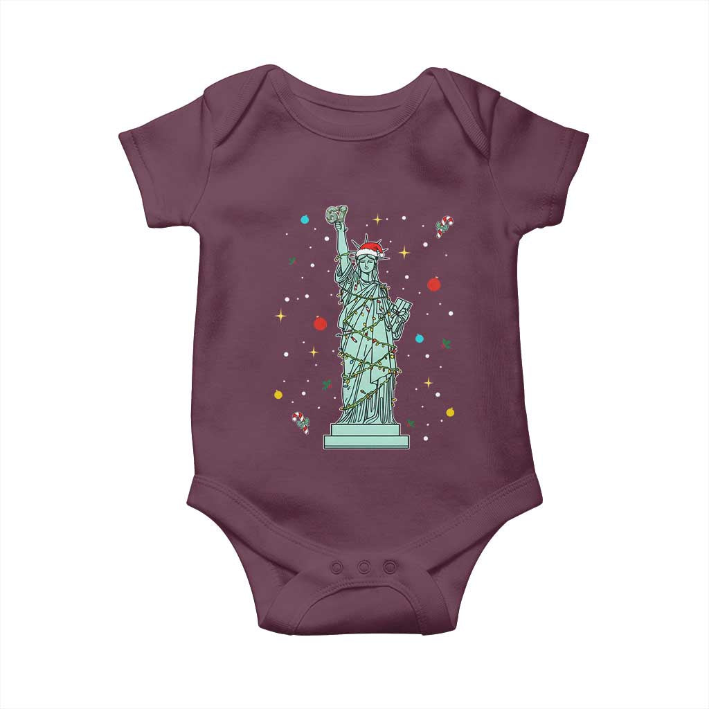 Statue Of Liberty Six Seven Meme Baby Onesie Gen Alpha 67 Trend Christmas Gift - Wonder Print Shop