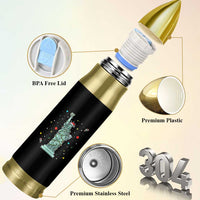 Statue Of Liberty Six Seven Meme Bullet Tumbler Gen Alpha 67 Trend Christmas Gift - Wonder Print Shop
