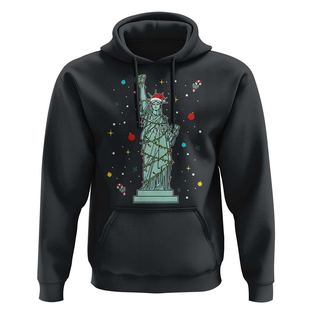 Statue Of Liberty Six Seven Meme Hoodie Gen Alpha 67 Trend Christmas Gift - Wonder Print Shop