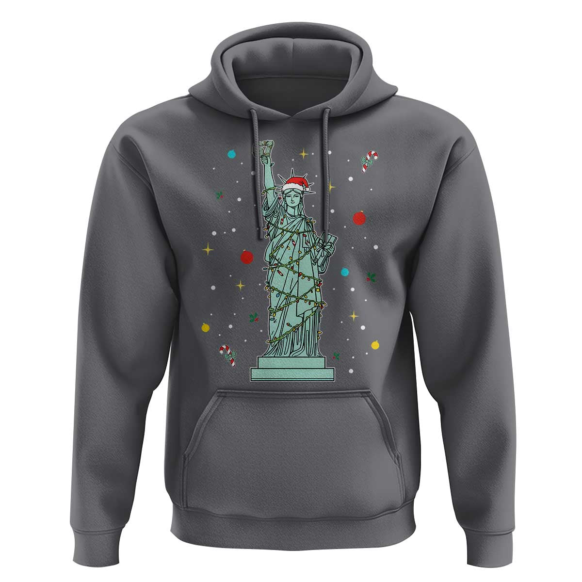 Statue Of Liberty Six Seven Meme Hoodie Gen Alpha 67 Trend Christmas Gift - Wonder Print Shop