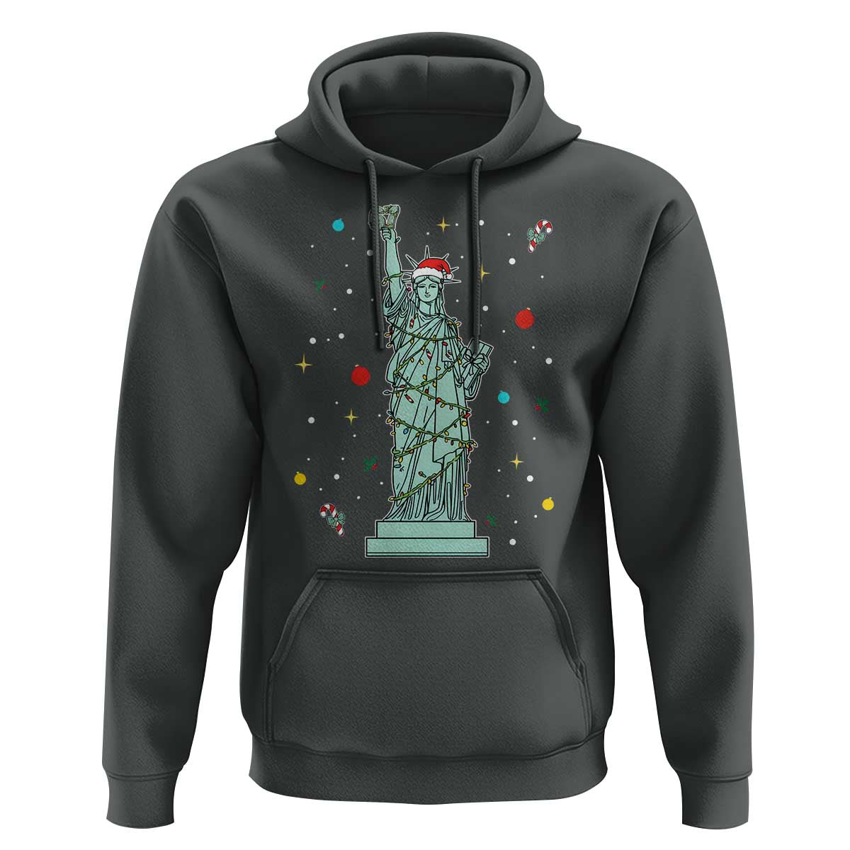 Statue Of Liberty Six Seven Meme Hoodie Gen Alpha 67 Trend Christmas Gift - Wonder Print Shop