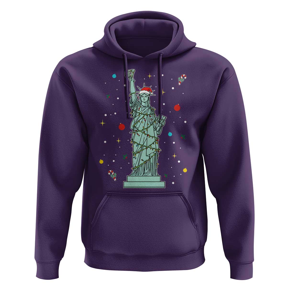 Statue Of Liberty Six Seven Meme Hoodie Gen Alpha 67 Trend Christmas Gift - Wonder Print Shop