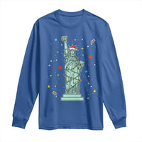 Statue Of Liberty Six Seven Meme Long Sleeve Shirt Gen Alpha 67 Trend Christmas Gift - Wonder Print Shop