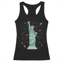 Statue Of Liberty Six Seven Meme Racerback Tank Top Gen Alpha 67 Trend Christmas Gift - Wonder Print Shop