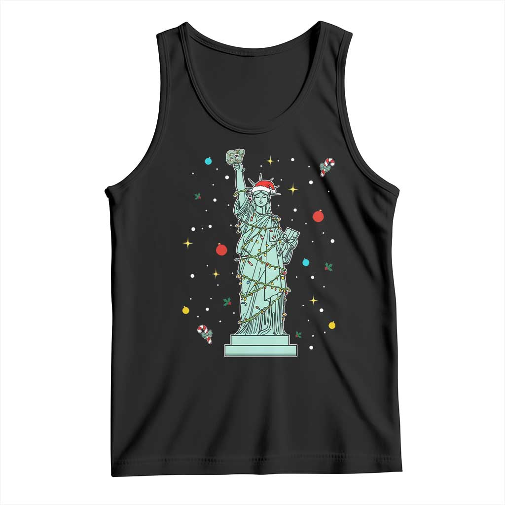 Statue Of Liberty Six Seven Meme Tank Top Gen Alpha 67 Trend Christmas Gift - Wonder Print Shop