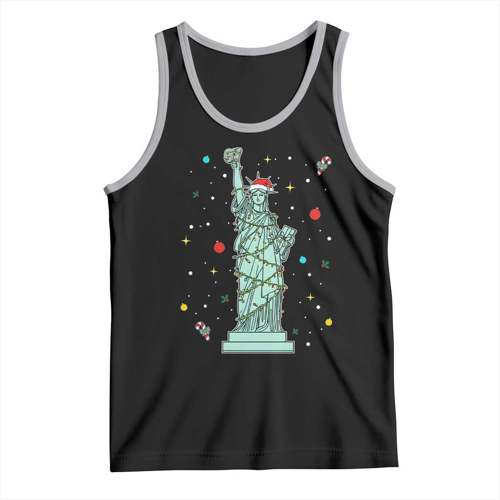 Statue Of Liberty Six Seven Meme Tank Top Gen Alpha 67 Trend Christmas Gift - Wonder Print Shop
