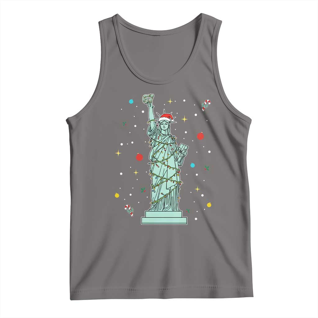 Statue Of Liberty Six Seven Meme Tank Top Gen Alpha 67 Trend Christmas Gift - Wonder Print Shop