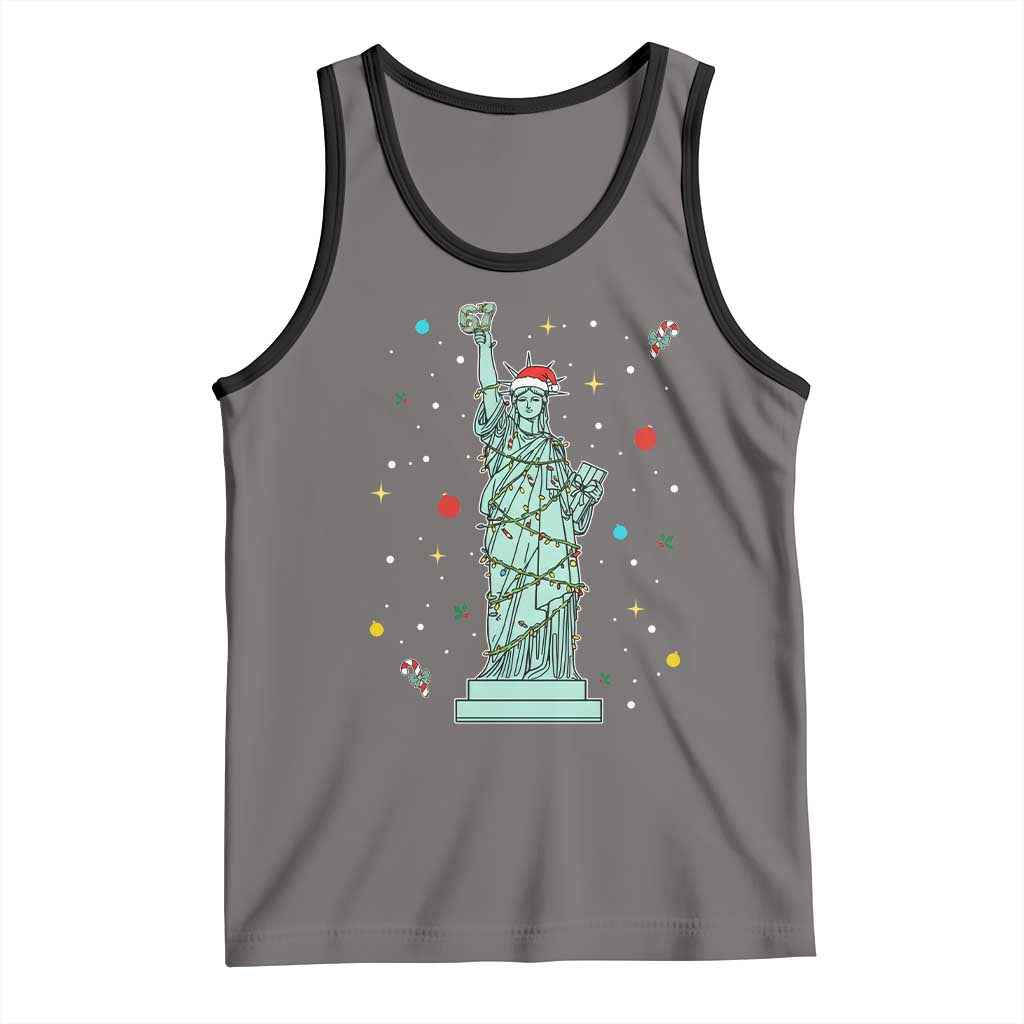 Statue Of Liberty Six Seven Meme Tank Top Gen Alpha 67 Trend Christmas Gift - Wonder Print Shop