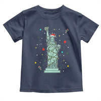Statue Of Liberty Six Seven Meme Toddler T Shirt Gen Alpha 67 Trend Christmas Gift - Wonder Print Shop