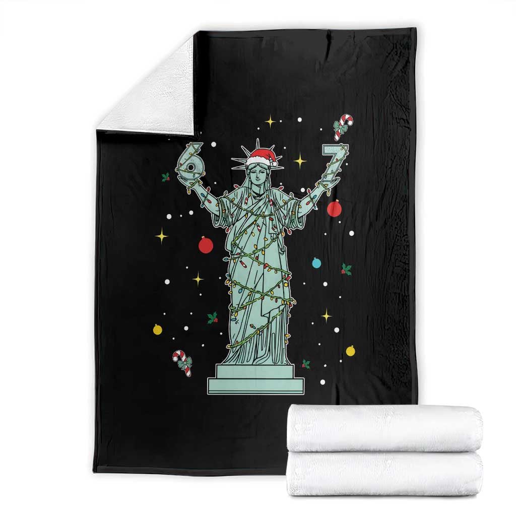 Doot Doot 67 Statue Of Liberty Throw Blanket Funny Gen Alpha 67 Trend Christmas Gift - Wonder Print Shop