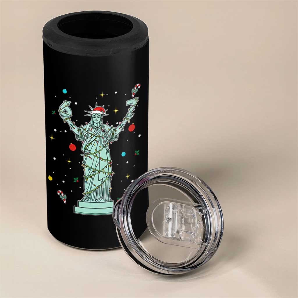 Doot Doot 67 Statue Of Liberty 4 in 1 Can Cooler Tumbler Funny Gen Alpha 67 Trend Christmas Gift - Wonder Print Shop