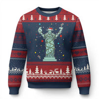 Doot Doot 67 Statue Of Liberty Ugly Christmas Sweater Funny Gen Alpha 67 Trend Xmas Gift - Wonder Print Shop