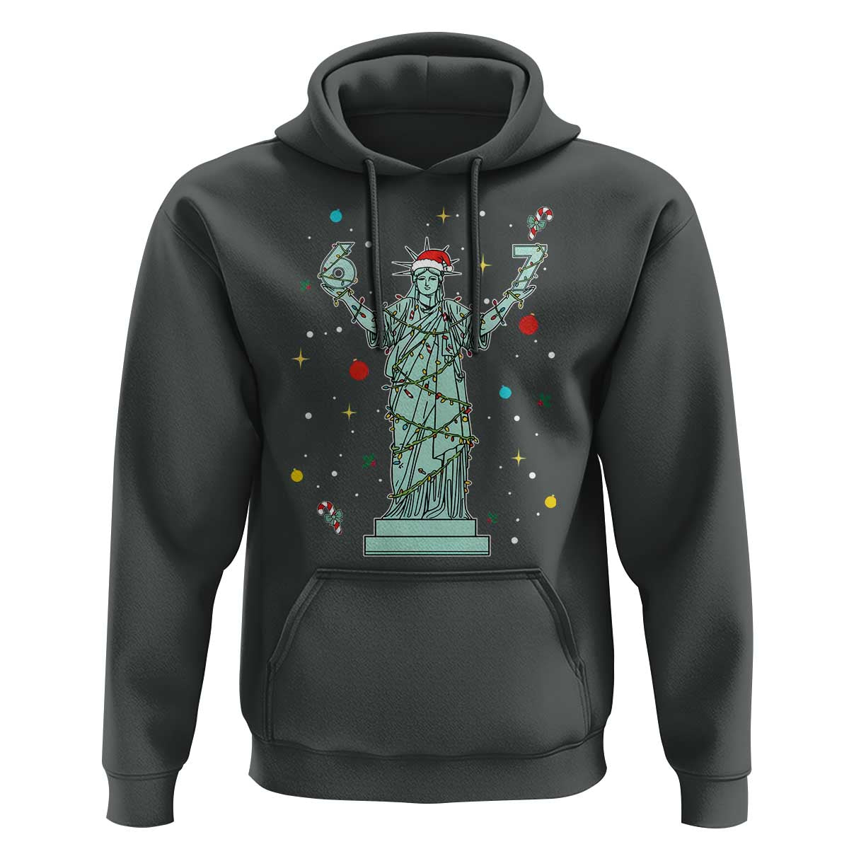 Doot Doot 67 Statue Of Liberty Hoodie Funny Gen Alpha 67 Trend Christmas Gift - Wonder Print Shop