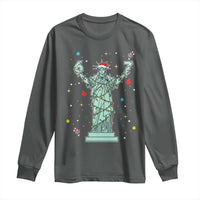 Doot Doot 67 Statue Of Liberty Long Sleeve Shirt Funny Gen Alpha 67 Trend Christmas Gift - Wonder Print Shop