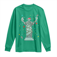 Doot Doot 67 Statue Of Liberty Long Sleeve Shirt Funny Gen Alpha 67 Trend Christmas Gift - Wonder Print Shop