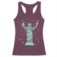 Doot Doot 67 Statue Of Liberty Racerback Tank Top Funny Gen Alpha 67 Trend Christmas Gift - Wonder Print Shop