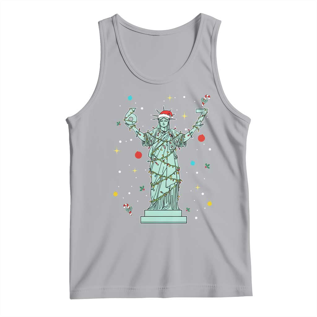 Doot Doot 67 Statue Of Liberty Tank Top Funny Gen Alpha 67 Trend Christmas Gift - Wonder Print Shop