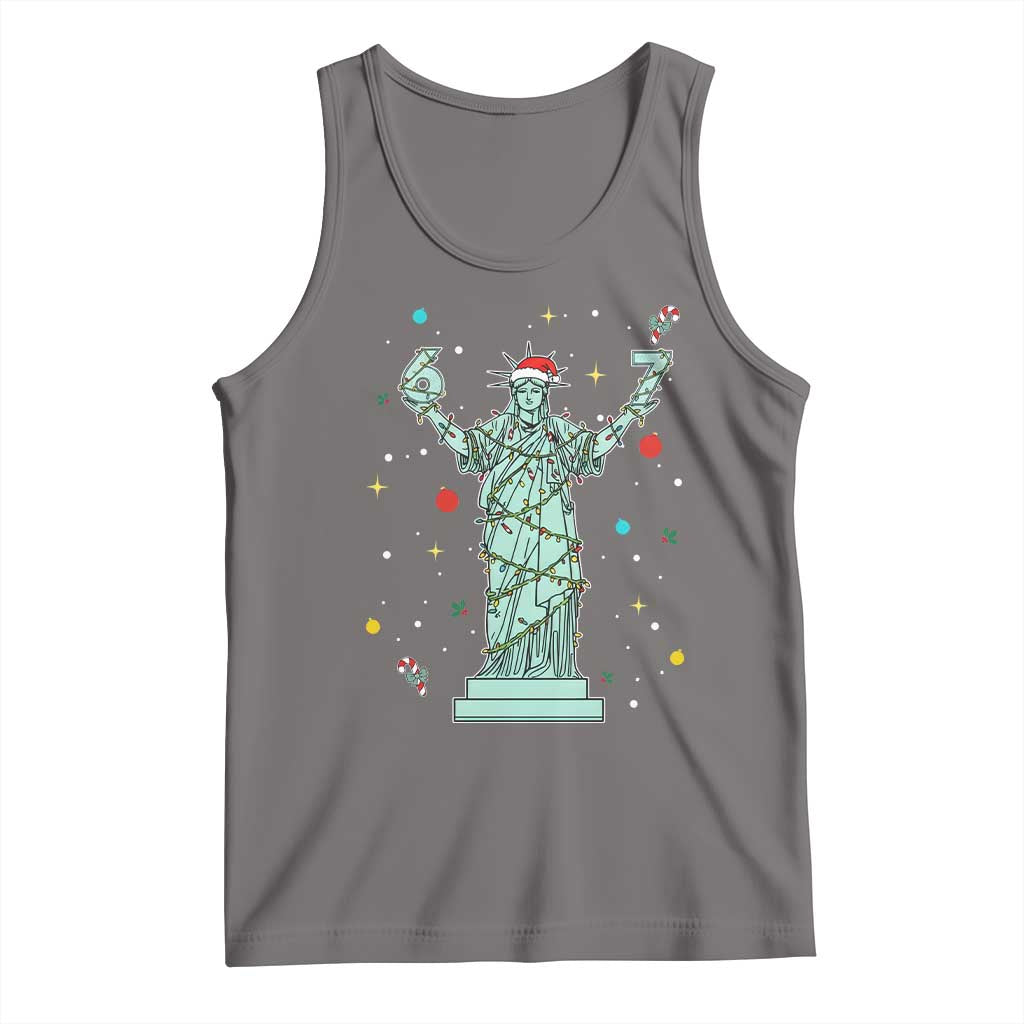Doot Doot 67 Statue Of Liberty Tank Top Funny Gen Alpha 67 Trend Christmas Gift - Wonder Print Shop