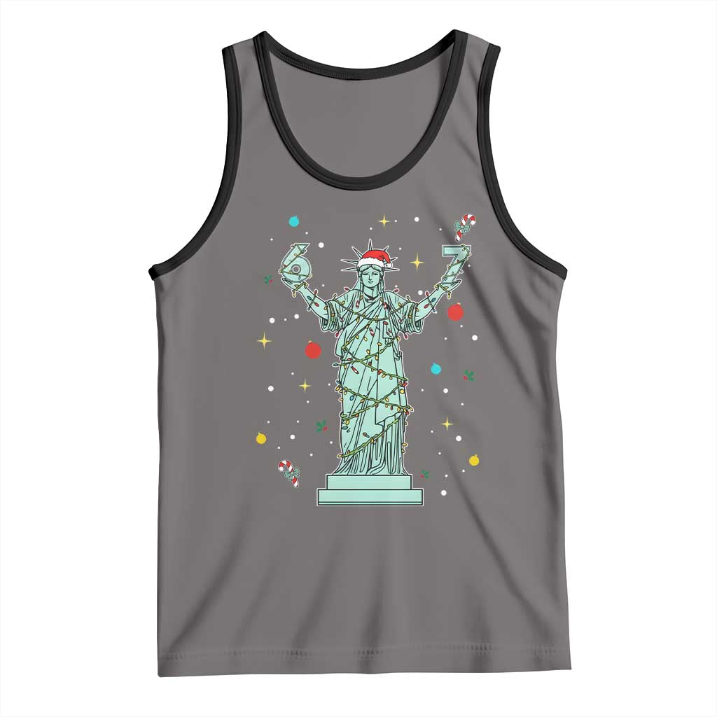 Doot Doot 67 Statue Of Liberty Tank Top Funny Gen Alpha 67 Trend Christmas Gift - Wonder Print Shop