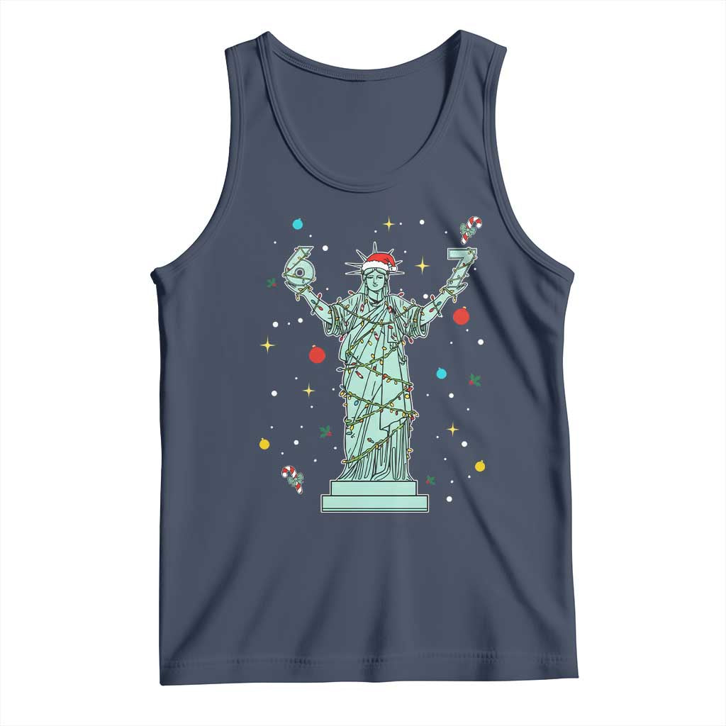 Doot Doot 67 Statue Of Liberty Tank Top Funny Gen Alpha 67 Trend Christmas Gift - Wonder Print Shop