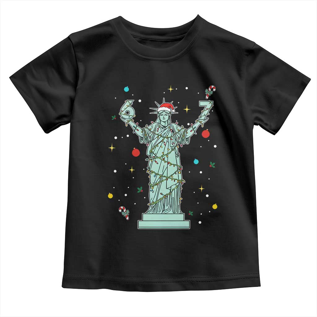 Doot Doot 67 Statue Of Liberty Toddler T Shirt Funny Gen Alpha 67 Trend Christmas Gift - Wonder Print Shop