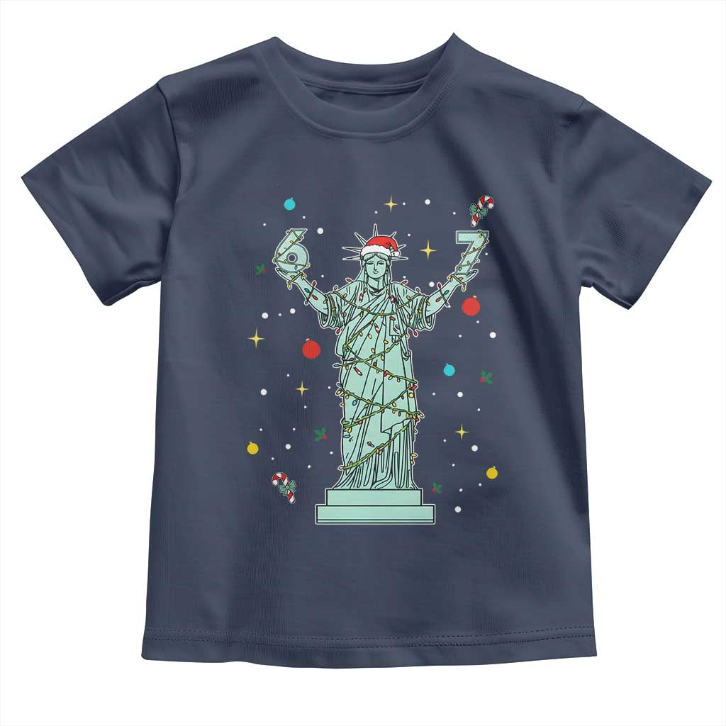 Doot Doot 67 Statue Of Liberty Toddler T Shirt Funny Gen Alpha 67 Trend Christmas Gift - Wonder Print Shop