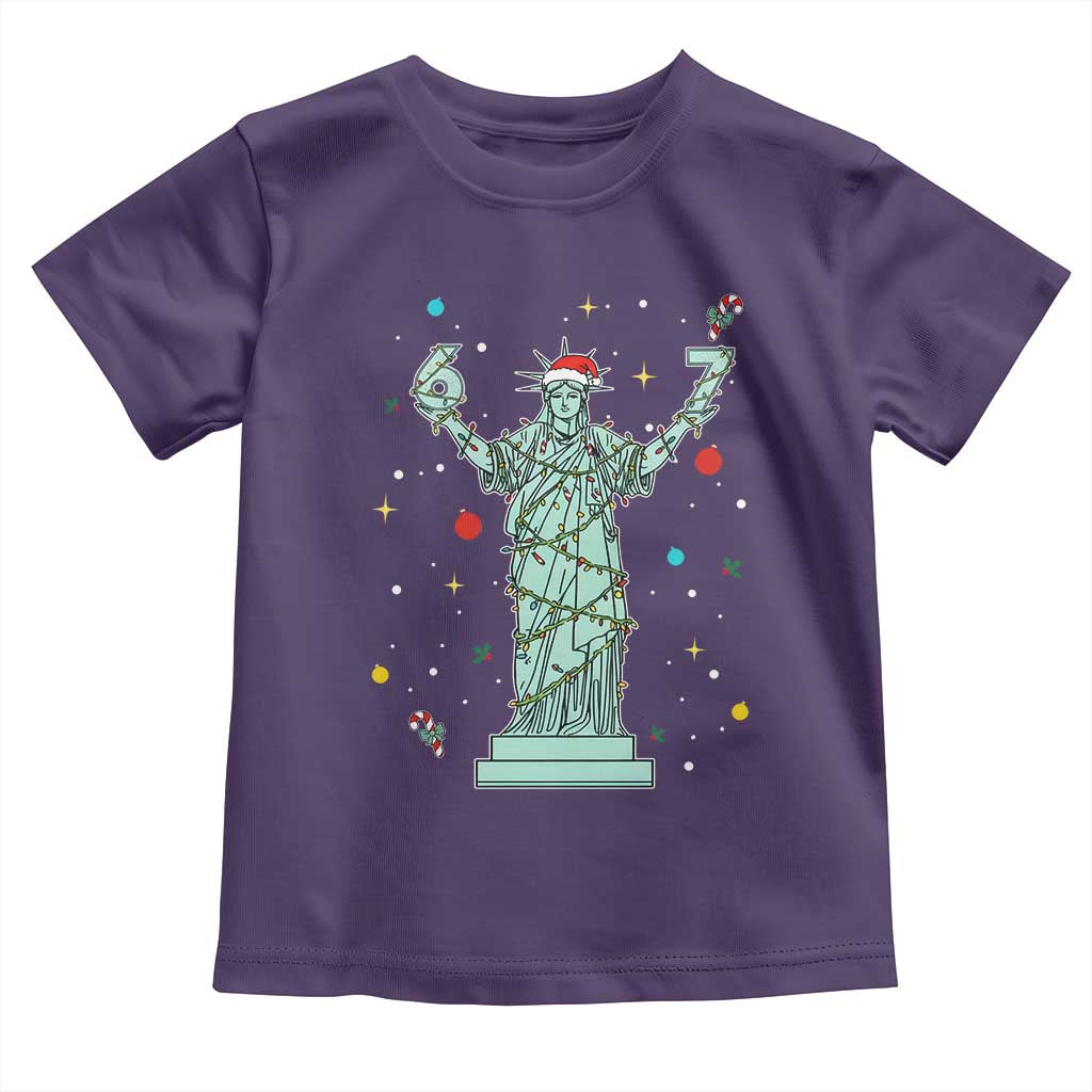 Doot Doot 67 Statue Of Liberty Toddler T Shirt Funny Gen Alpha 67 Trend Christmas Gift - Wonder Print Shop