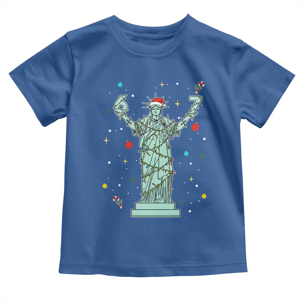 Doot Doot 67 Statue Of Liberty Toddler T Shirt Funny Gen Alpha 67 Trend Christmas Gift - Wonder Print Shop
