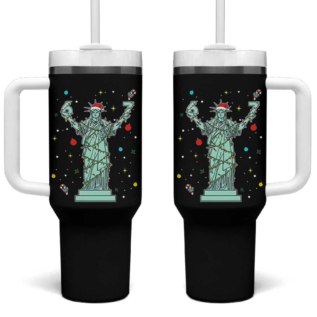 Doot Doot 67 Statue Of Liberty Tumbler With Handle Funny Gen Alpha 67 Trend Christmas Gift - Wonder Print Shop