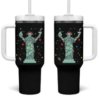 Doot Doot 67 Statue Of Liberty Tumbler With Handle Funny Gen Alpha 67 Trend Christmas Gift - Wonder Print Shop