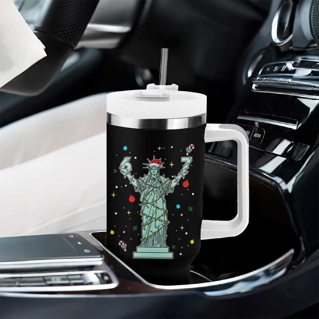Doot Doot 67 Statue Of Liberty Tumbler With Handle Funny Gen Alpha 67 Trend Christmas Gift - Wonder Print Shop