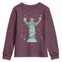 Doot Doot 67 Statue Of Liberty Youth Sweatshirt Funny Gen Alpha 67 Trend Christmas Gift - Wonder Print Shop