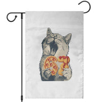 Six Seven Meme Cat 67 Pizza Nugget Garden Flag Funny Gen Alpha 67 Trend Gift - Wonder Print Shop