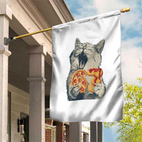 Six Seven Meme Cat 67 Pizza Nugget Garden Flag Funny Gen Alpha 67 Trend Gift - Wonder Print Shop