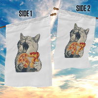 Six Seven Meme Cat 67 Pizza Nugget Garden Flag Funny Gen Alpha 67 Trend Gift - Wonder Print Shop