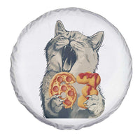 Six Seven Meme Cat 67 Pizza Nugget Spare Tire Cover Funny Gen Alpha 67 Trend Gift - Wonder Print Shop