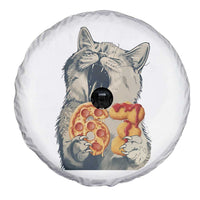 Six Seven Meme Cat 67 Pizza Nugget Spare Tire Cover Funny Gen Alpha 67 Trend Gift - Wonder Print Shop