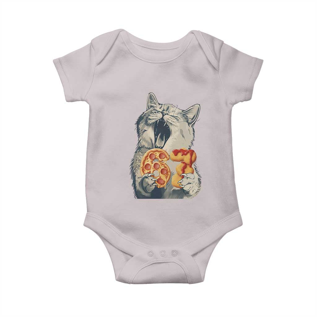 Six Seven Meme Cat 67 Pizza Nugget Baby Onesie Funny Gen Alpha 67 Trend Gift - Wonder Print Shop