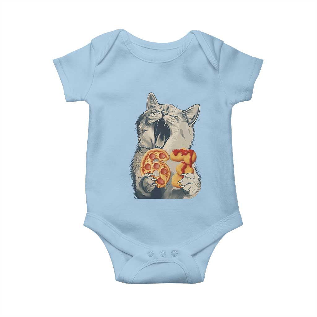 Six Seven Meme Cat 67 Pizza Nugget Baby Onesie Funny Gen Alpha 67 Trend Gift - Wonder Print Shop