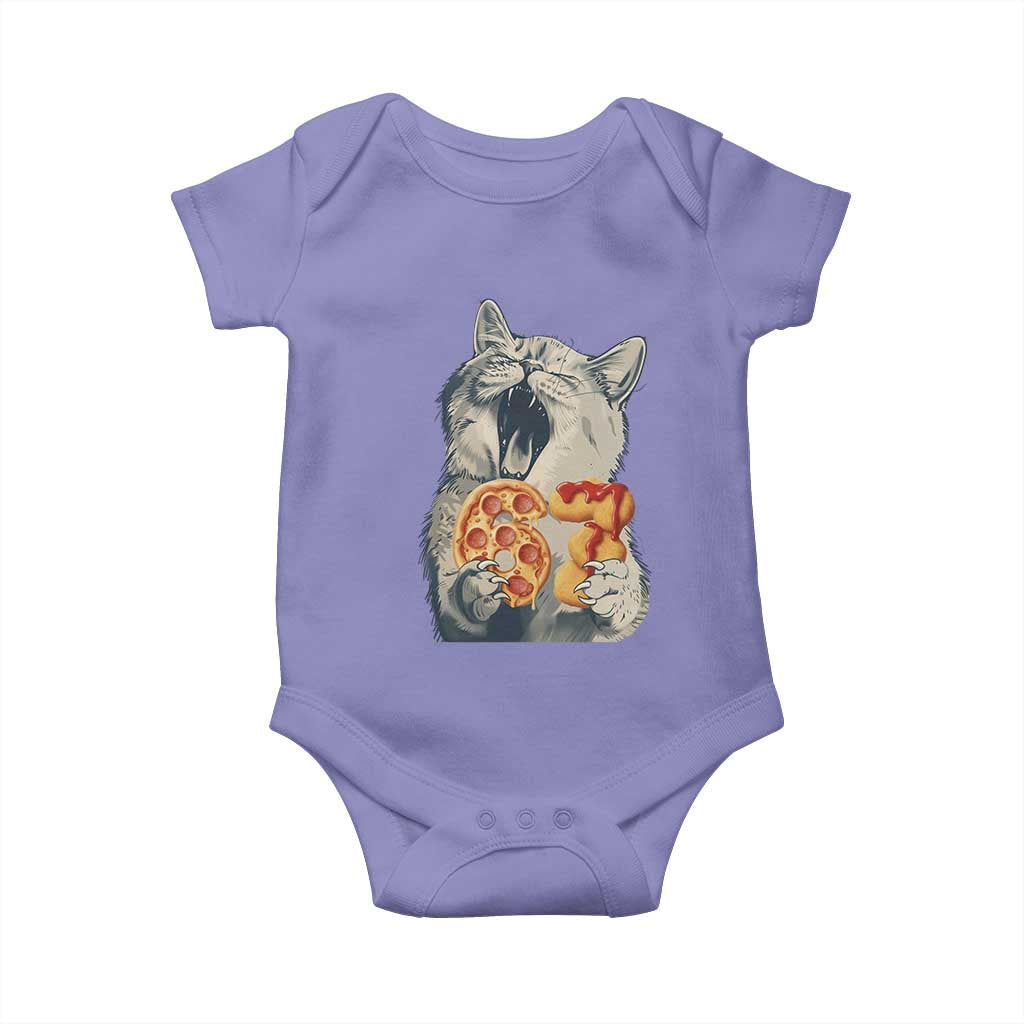 Six Seven Meme Cat 67 Pizza Nugget Baby Onesie Funny Gen Alpha 67 Trend Gift - Wonder Print Shop