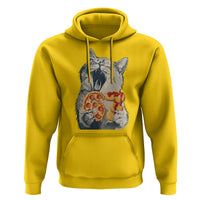 Six Seven Meme Cat 67 Pizza Nugget Hoodie Funny Gen Alpha 67 Trend Gift - Wonder Print Shop